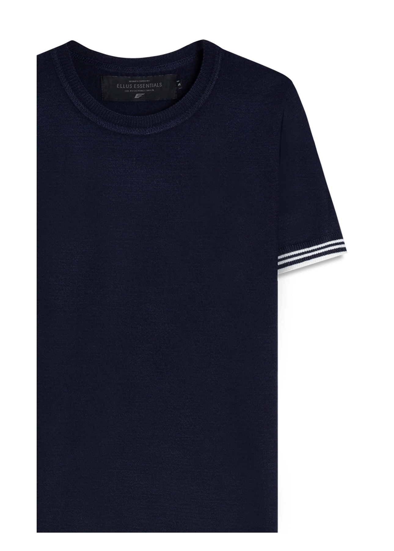 Tricot Power Knit T-Shirt Jersey Piping Mc Dark Navy