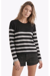 Tricot Power Stripes Cinza Medio