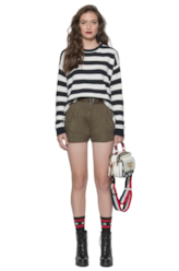 Tricot Round Neck Off White