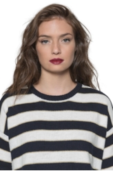Tricot Round Neck Off White