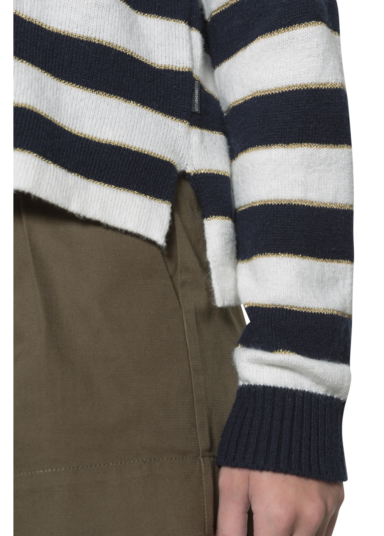 Tricot Round Neck Off White