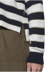 Tricot Round Neck Off White