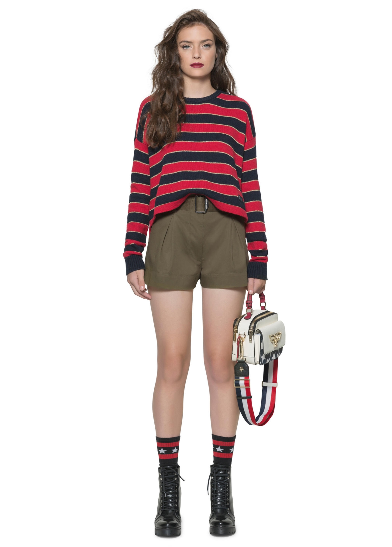 Tricot Round Neck Vermelho