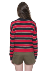 Tricot Round Neck Vermelho