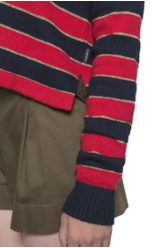 Tricot Round Neck Vermelho