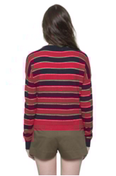 Tricot Round Neck Vermelho