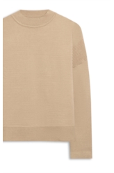 Tricot Siena Knit Wide Turtleneck Areia