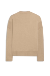Tricot Siena Knit Wide Turtleneck Ml Areia