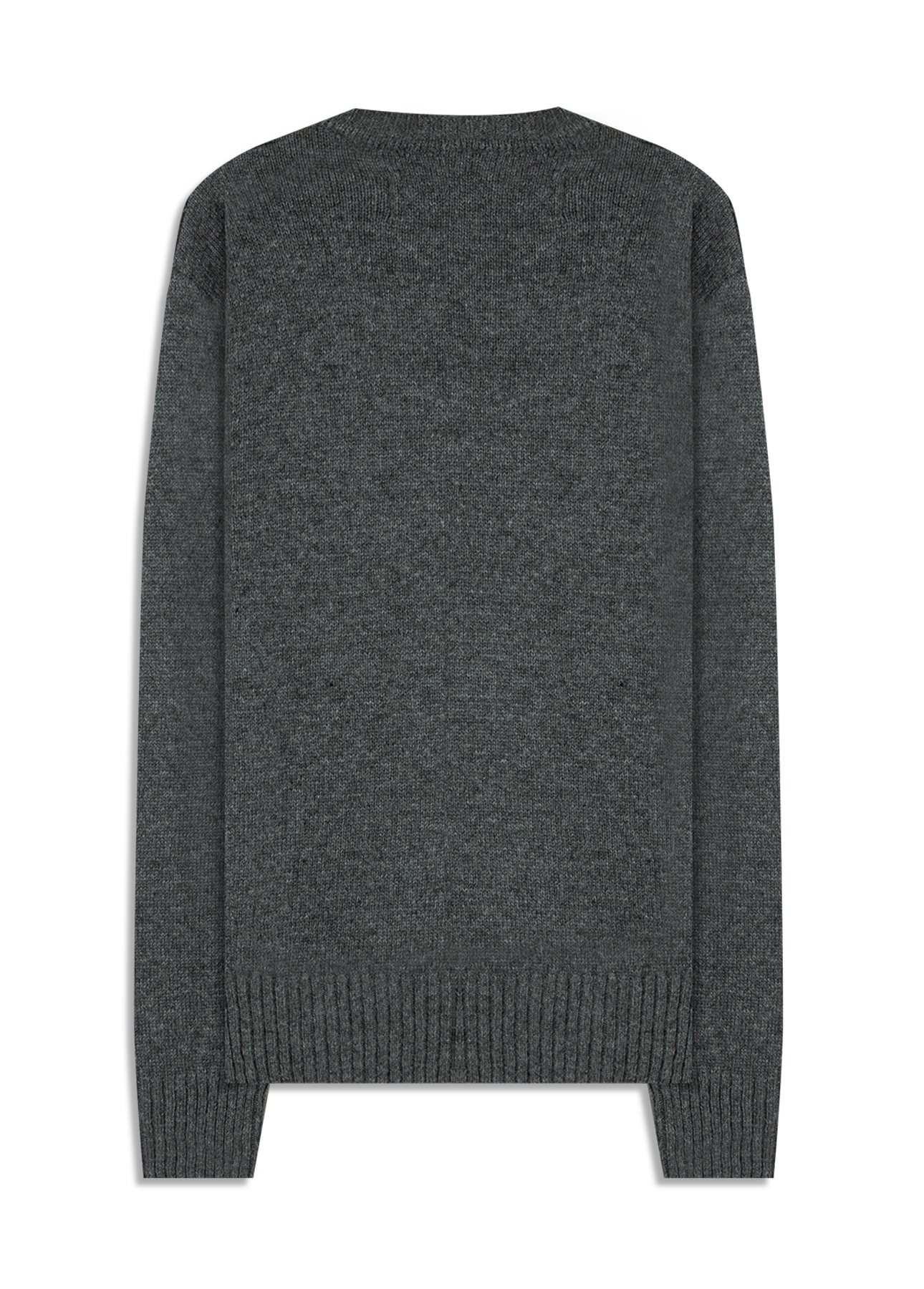 Tricot Snug Emblem Sweater Cinza Medio