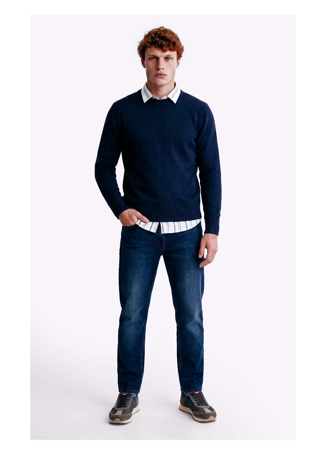 Tricot  Snug Knit Dark Navy