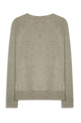 Tricot Snug Knit Emblem Sweater Areia