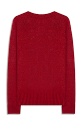 Tricot Snug Knit Sweater Vermelho