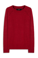 Tricot Snug Knit Sweater Vermelho