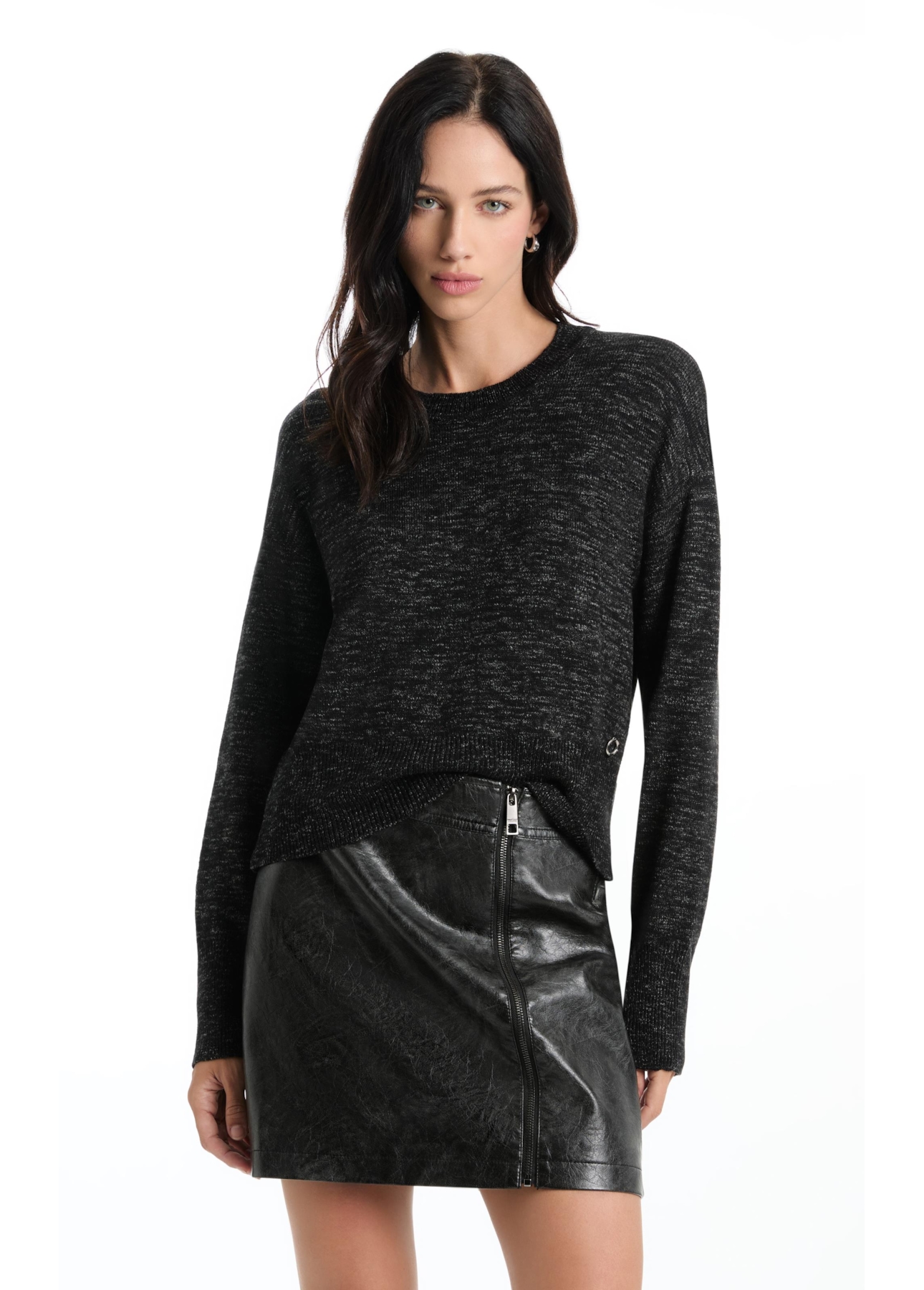 Tricot Swater Flame Jersey Chumbo Mescla