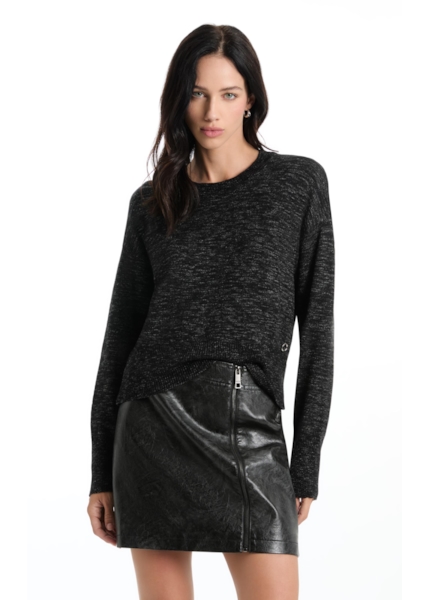 Tricot Swater Flame Jersey Chumbo Mescla