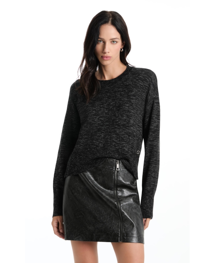 Tricot Swater Flame Jersey Chumbo Mescla