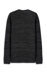 Tricot Sweater Mixed Round Neck Verde Militar