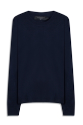 Tricot Techno Merino Basic Azul Marinho