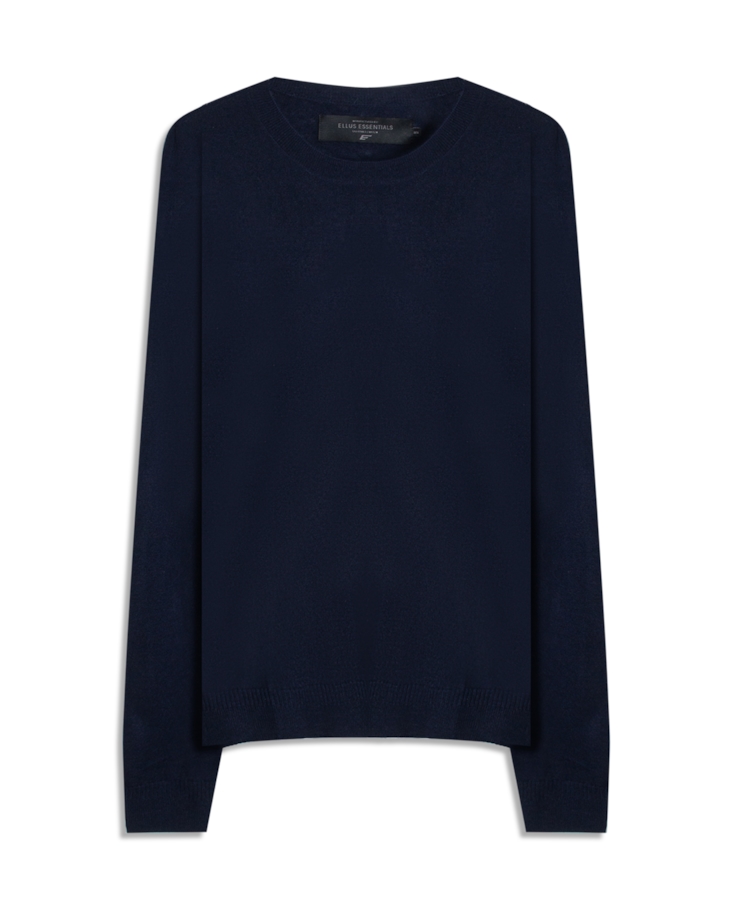Tricot Techno Merino Basic Azul Marinho