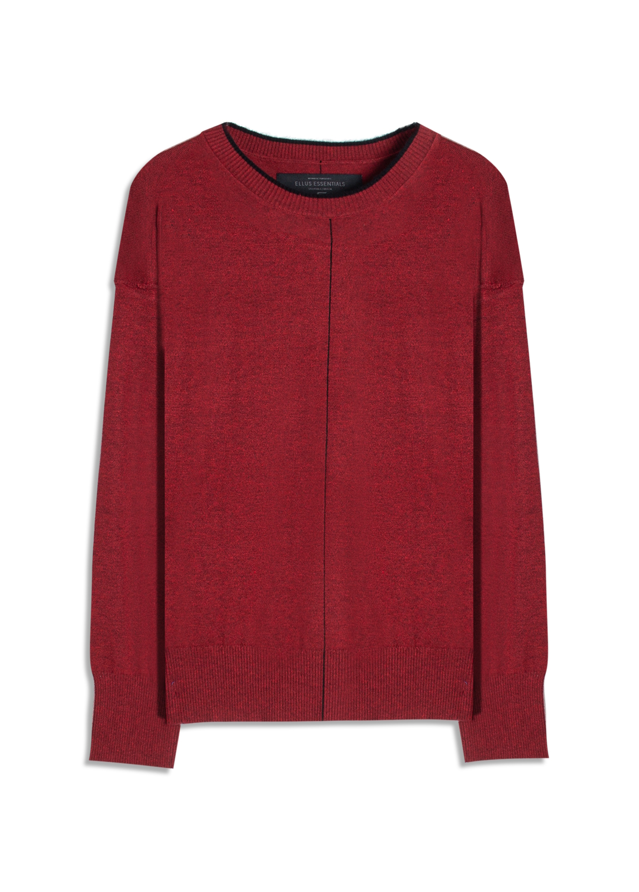 Tricot Techno Piping Sweater Vermelho