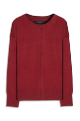 Tricot Techno Piping Sweater Vermelho