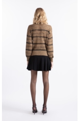 Tricot Techno Stripes Stitches Sandy Mescla