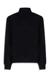 Tricot Techno Turtleneck Soft Touch Preto