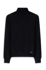 Tricot Techno Turtleneck Soft Touch Preto