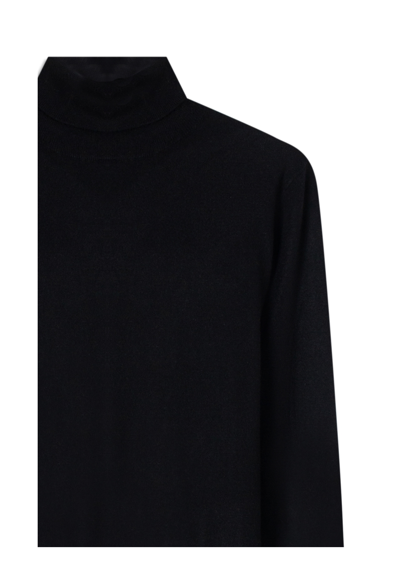 Tricot Techno Turtleneck Soft Touch Preto