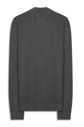 Tricot Visco Nylon Zipper Sweater Grafite