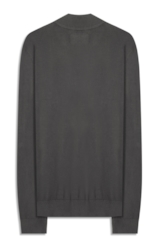 Tricot Visco Nylon Zipper Sweater Grafite