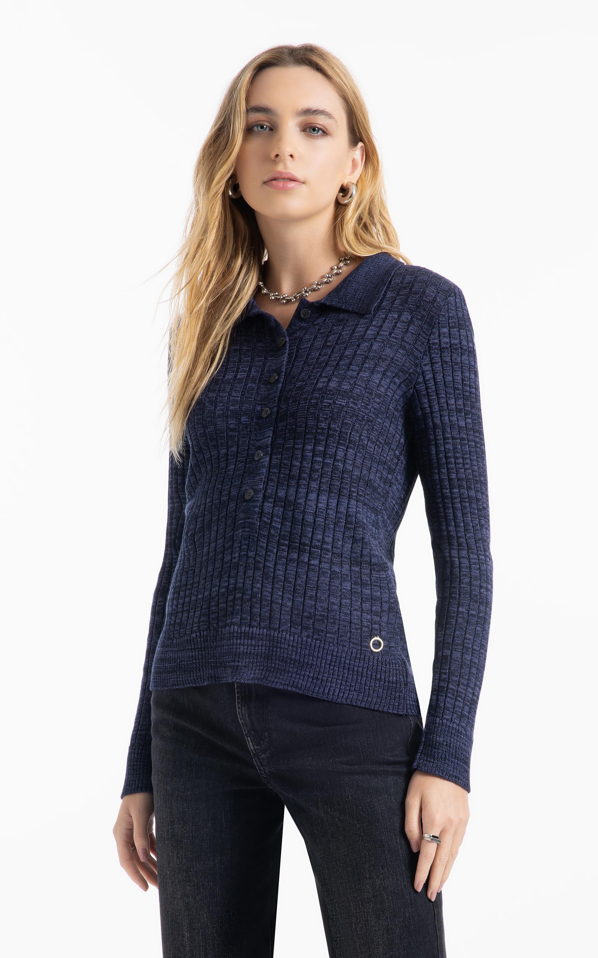 トップス tdk_void polo Polo Tricot Texture Branca Vidic - VIDIC▸® | Loja Online