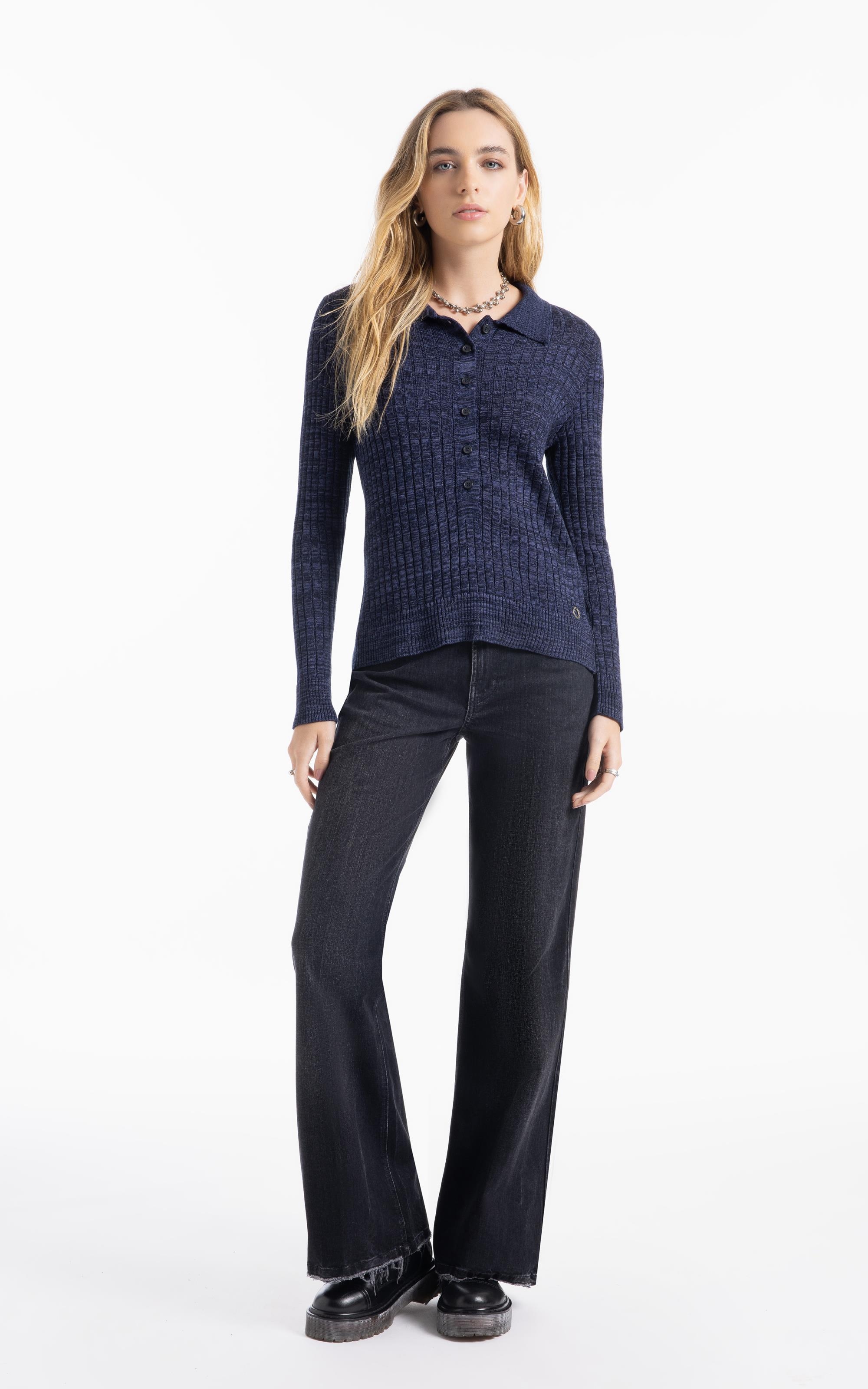 トップス tdk_void polo Polo V Preta Texturizada Vidic - VIDIC▸® | Loja Online