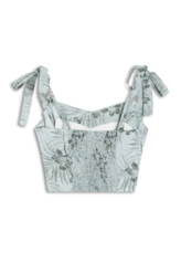 Tropical Foggy Strap Bow Padrao 1