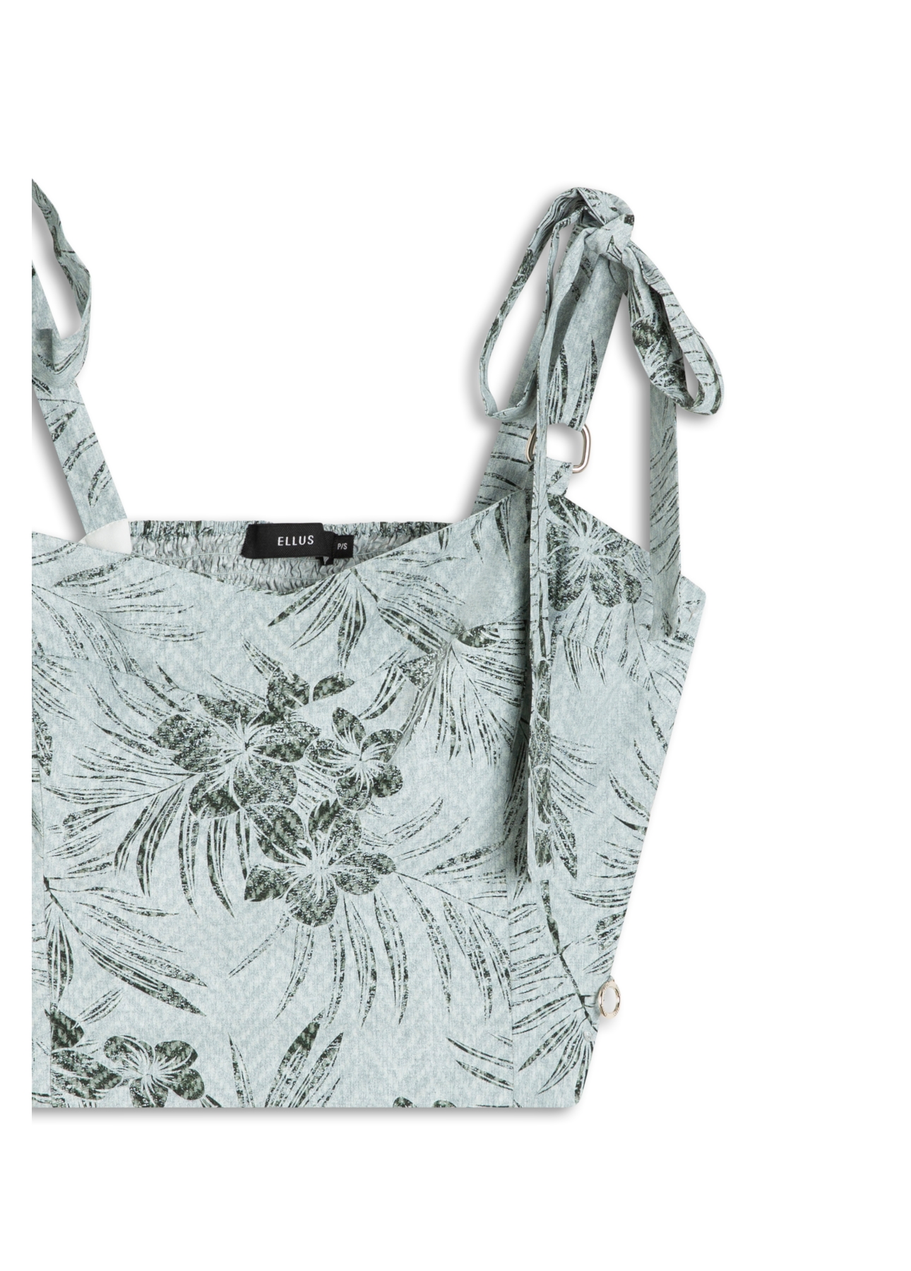 Tropical Foggy Strap Bow Padrao 1