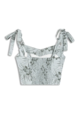 Tropical Foggy Strap Bow Padrao 1