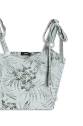 Tropical Foggy Strap Bow Padrao 1