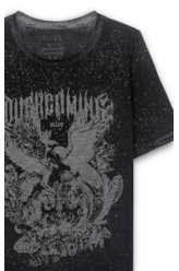 Tshirt Aguia Glitter Preto