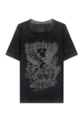 Tshirt Aguia Glitter Preto