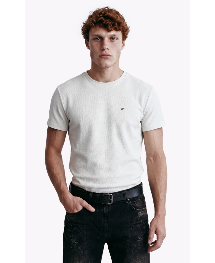 Tshirt Fine Easa Classic Prata