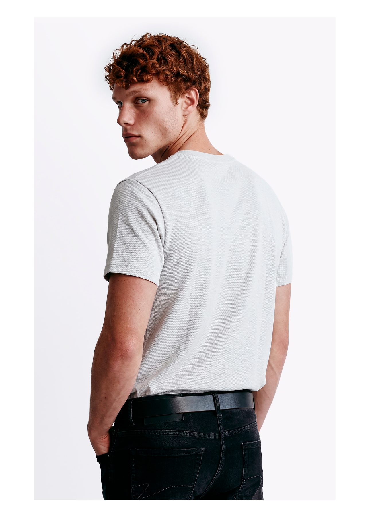 Tshirt Fine Easa Classic Prata