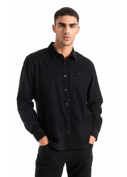 Velvet Ribbed Classic Xangai Dark Navy