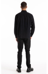 Velvet Ribbed Classic Xangai Dark Navy