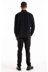 Velvet Ribbed Classic Xangai Dark Navy