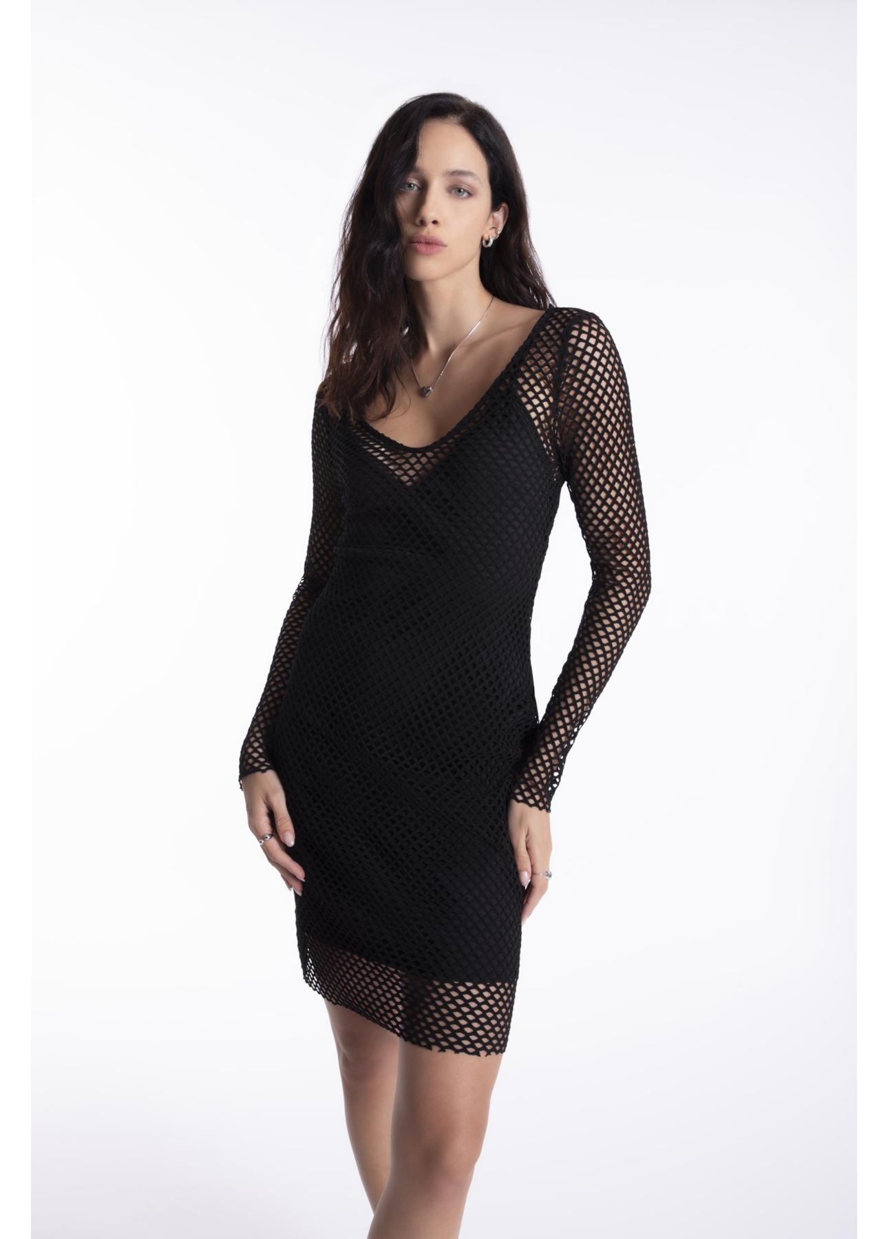 Vestido Aranha Long Ellus Preto