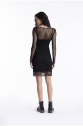 Vestido Aranha Long Ellus Preto
