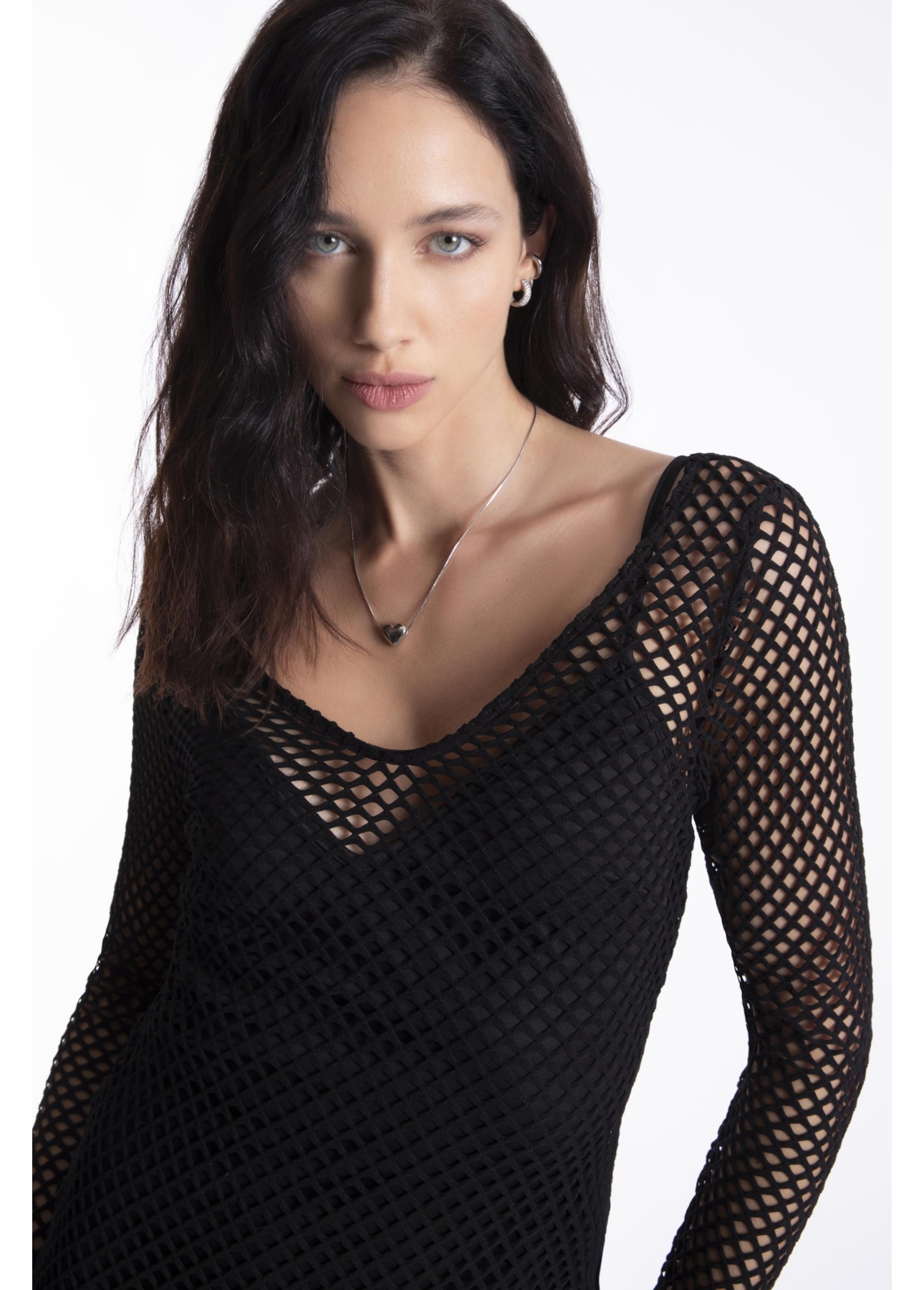Vestido Aranha Long Ellus Preto