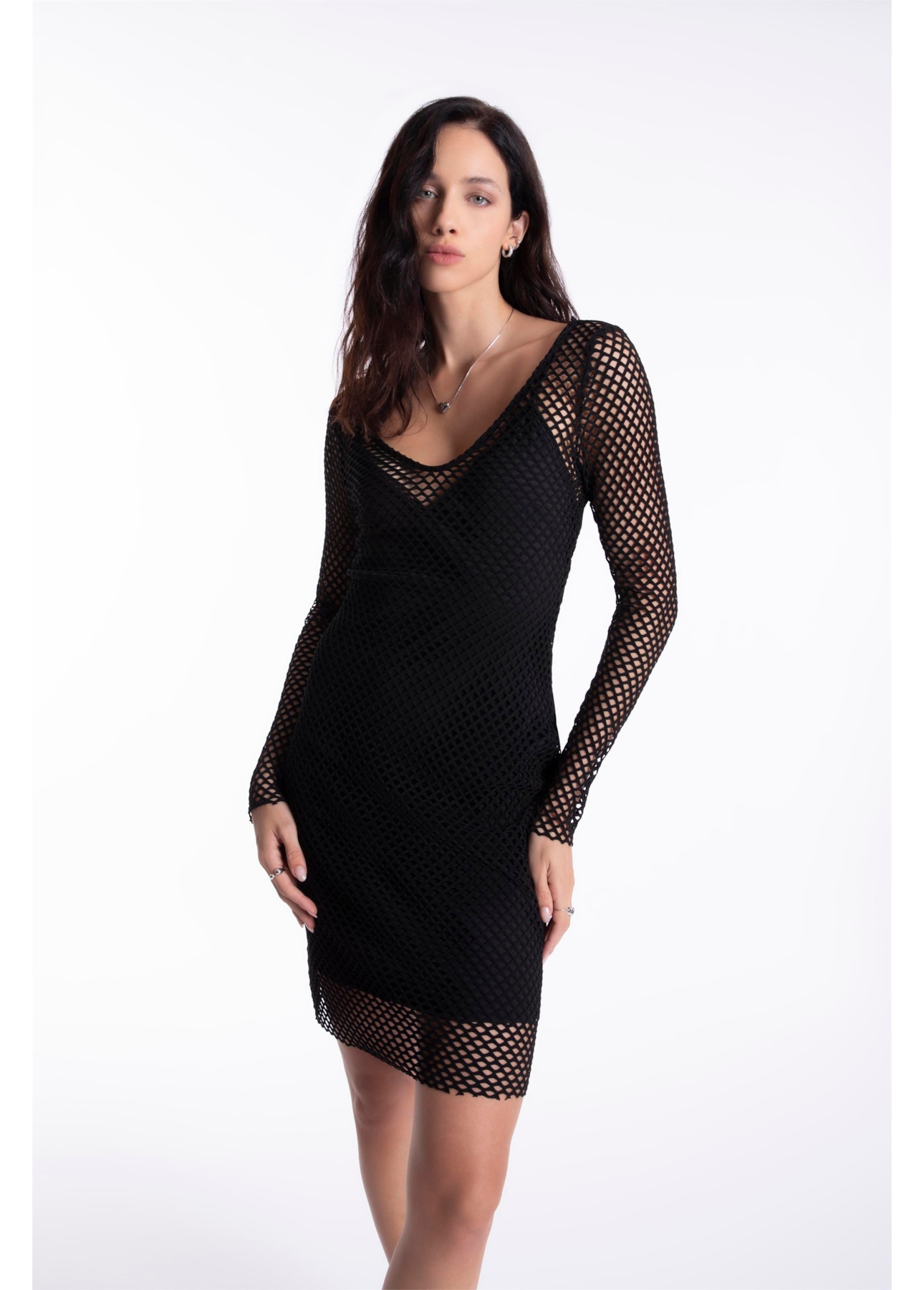 Vestido Aranha Long Ellus Preto