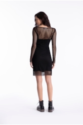 Vestido Aranha Long Ellus Preto