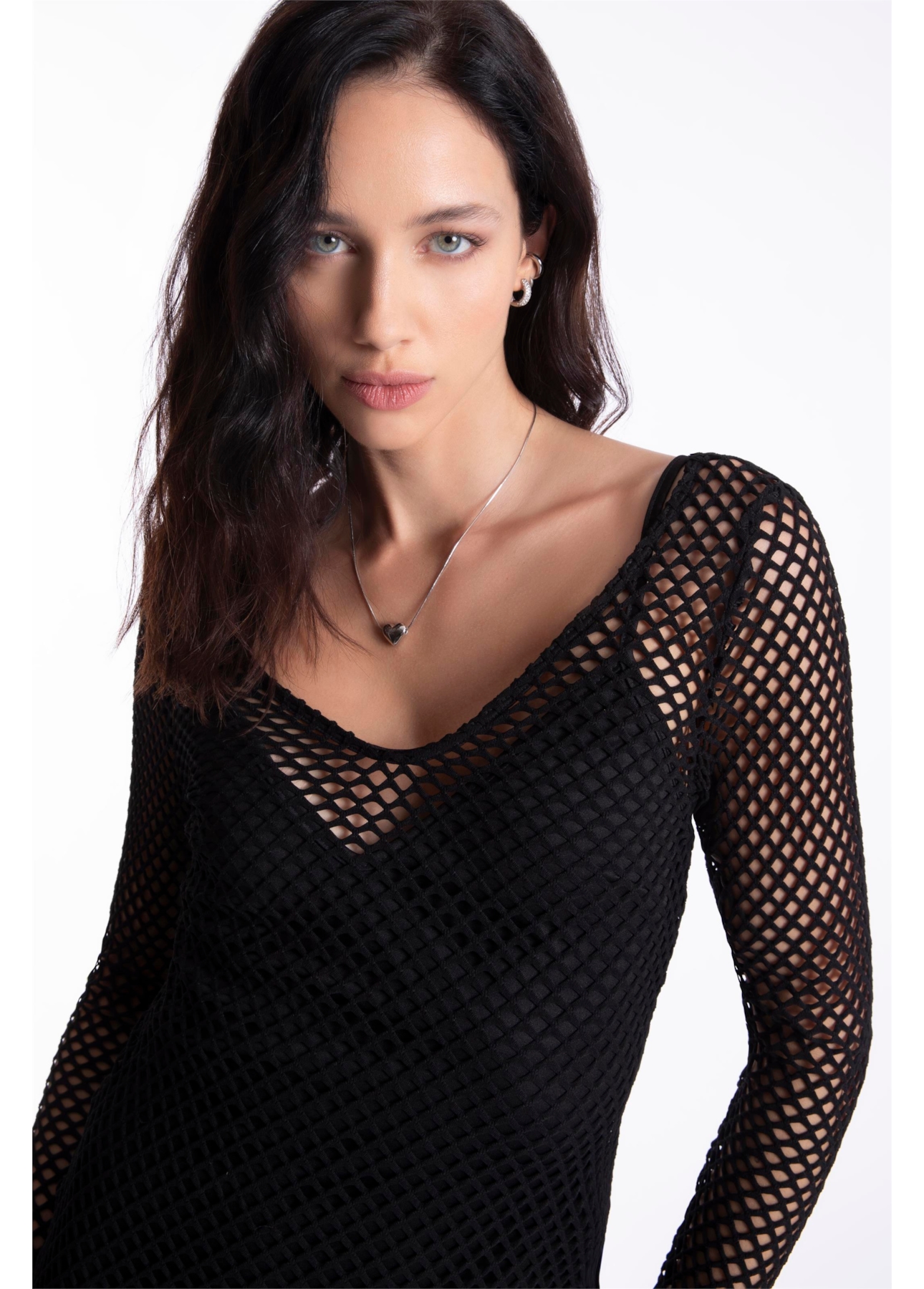Vestido Aranha Long Ellus Preto